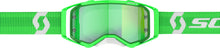 Load image into Gallery viewer, Prospect Goggle Grn/Wht Grn Chrome Works