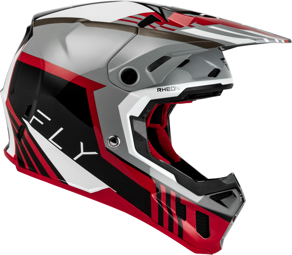 Youth Formula Cc Strike Helmet Grey/Red/Black/White Yl