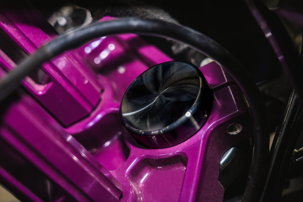 Smooth Steering Stem Cover Black