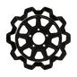 LYNDALL RACING 9 SPOKE BOW TIE  ROTORS HARLEY DAVIDSON MODELS - The Speed Shop Canada