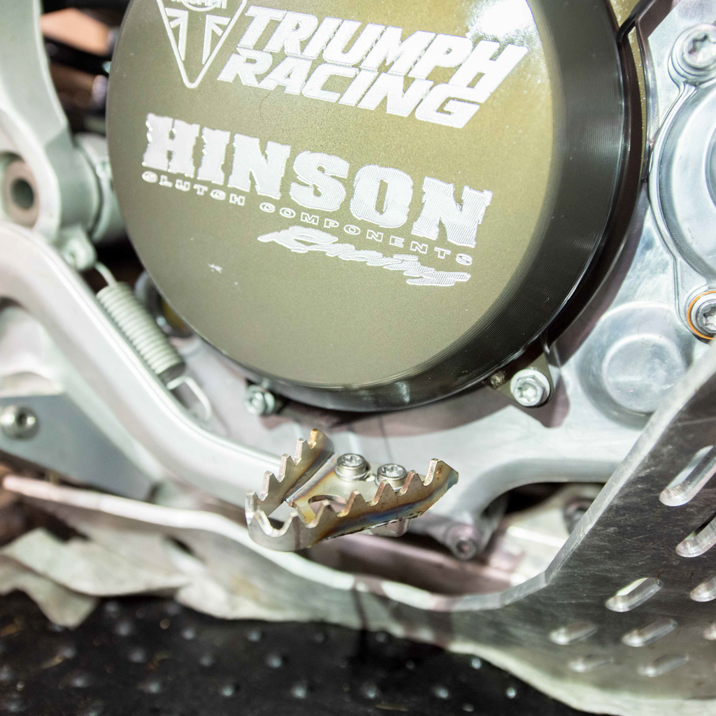 Replica Spool Kick Starter Pedal Chrome