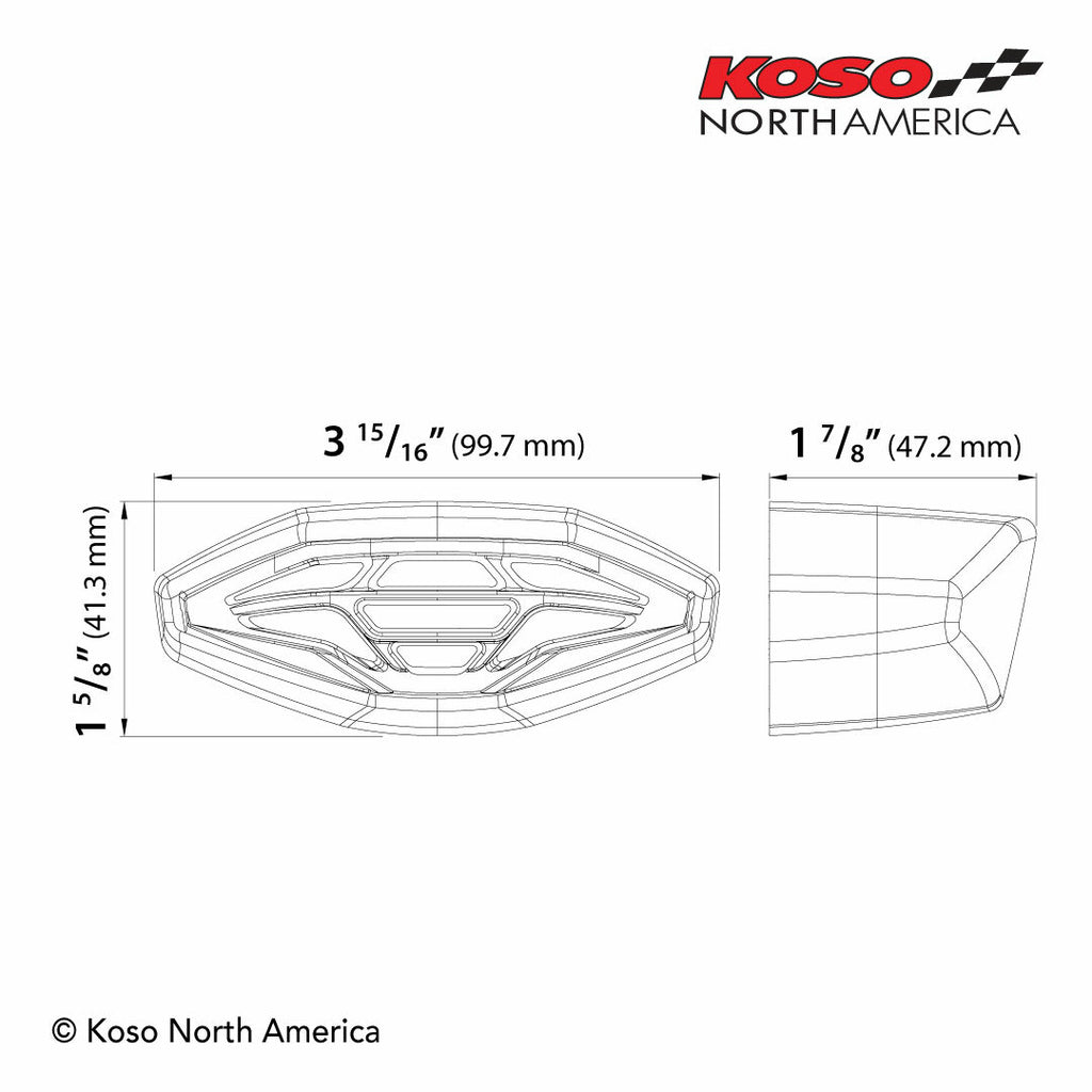 Gt 04 Led Brake/Tail Light Smoke Lens