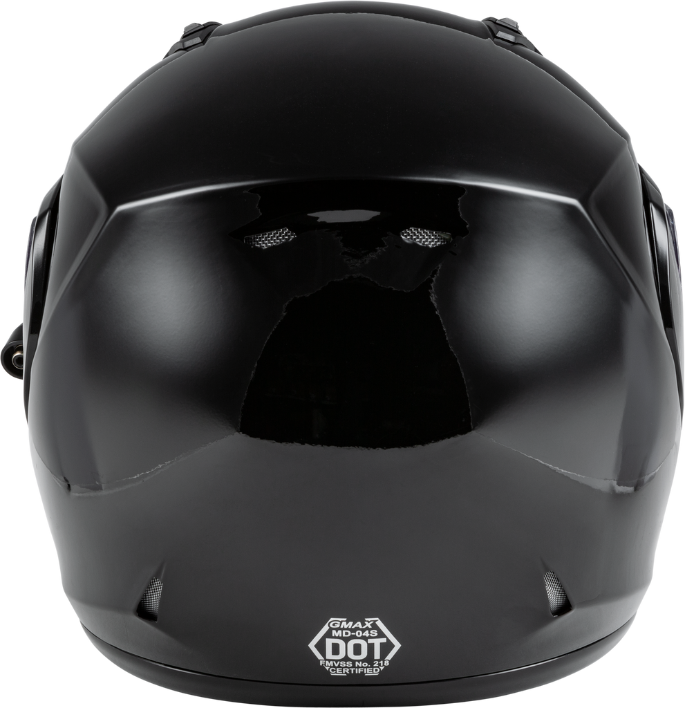 Md 04s Modular Snow Helmet W/Electric Shield Black Md