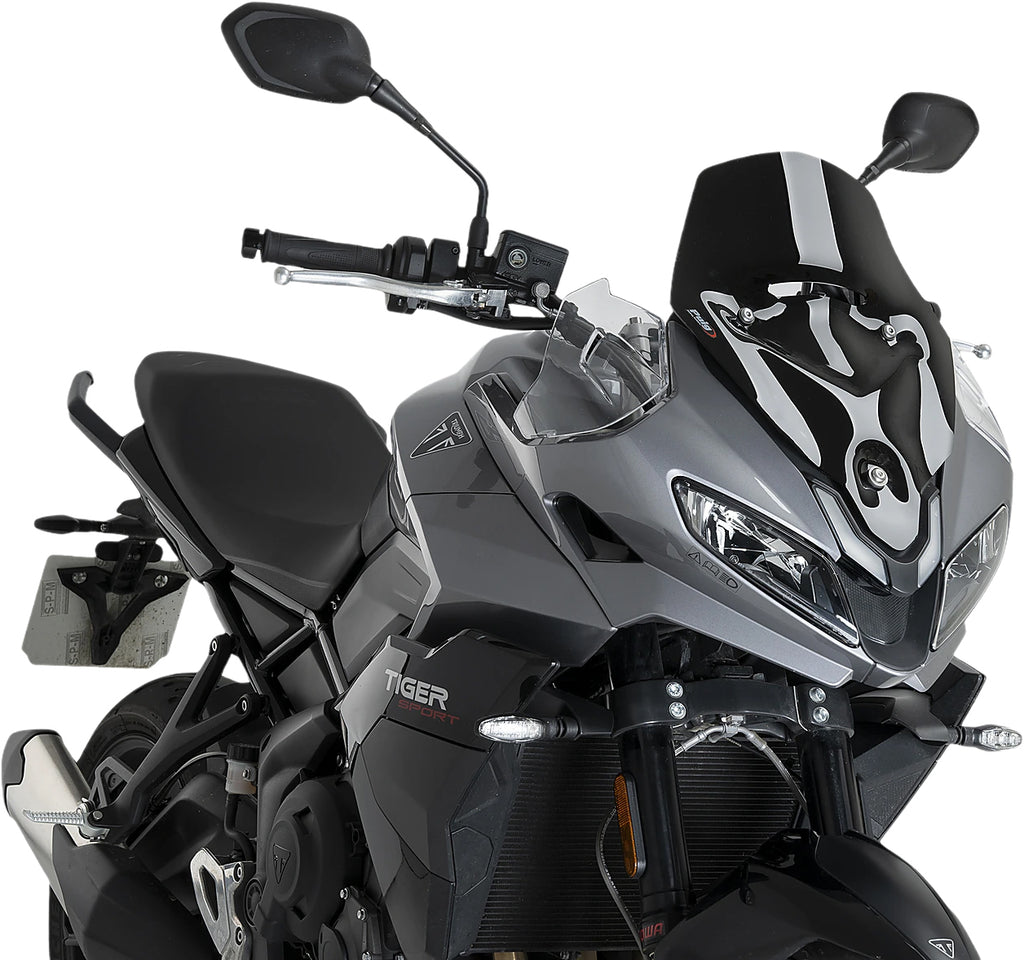 Windscreen Sport Black Tri