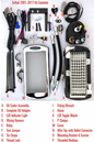 Center Frame Mount Oil Cooler Non Abs  St `01 17  Chrome