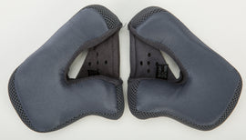 GMAX cheek pads 30mm XS size helmet accessories, close-up view of black foam padding with GMAX branding