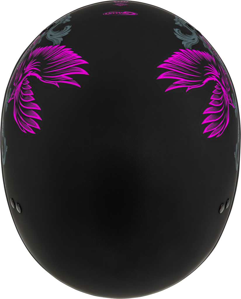 Hh 65 Corvus Helmet Matte Black/Purple/Grey Xl