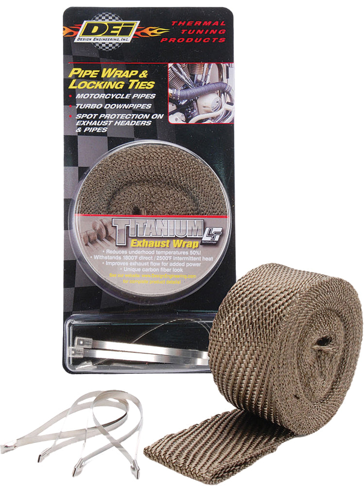Pipe Wrap & Locking Ties Titanium