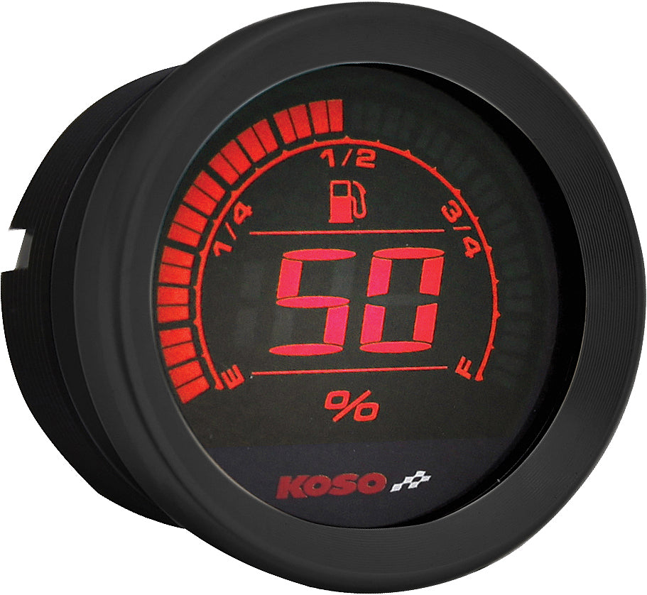 Hd 02 Series Gauge Kit Black Bezel Oil Temp