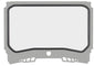 Pro Xp/R Front Windshield Ghost Grey
