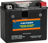 Fire Power Battery Ctx20hl (Fa) Ft Sealed Factory Activated 49-2306