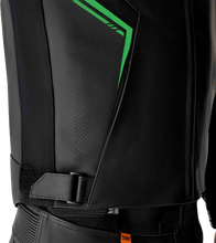Load image into Gallery viewer, S1 D3o Leather Jacket Blk/Gry/Flo Grn 3x