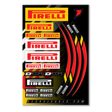 Load image into Gallery viewer, Decal Sheet 12 Mil Pirelli Decal Sheet 12 Mil Pirelli