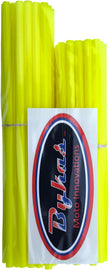Spoke Wraps Neon Yellow 72/Pk 21