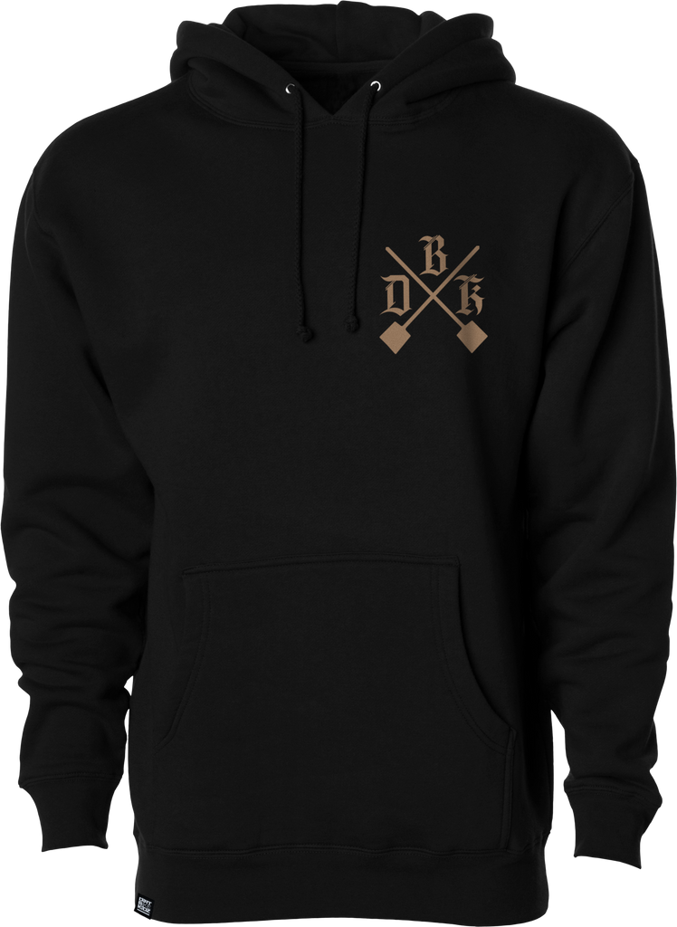 Camo Shovels Hoodie Black Sm