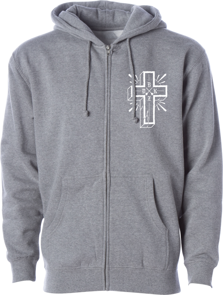 Multiply Zip Hoodie Gunmetal Heather 2x