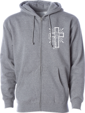 Load image into Gallery viewer, Multiply Zip Hoodie Gunmetal Heather 2x