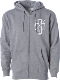 Multiply Zip Hoodie Gunmetal Heather Sm