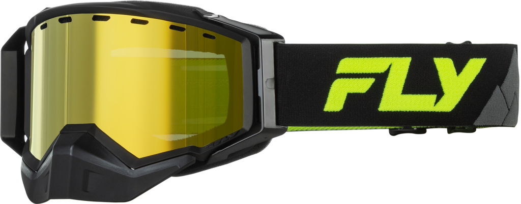 Zone Elite Snw Hi Vis/Black W/Yellow Lens