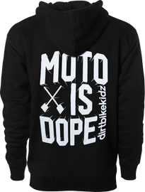 Moto Is Dope Hoodie Black 2x