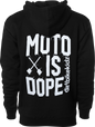 Moto Is Dope Hoodie Black Md