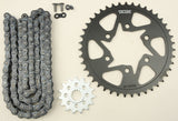 VORTEX Sprocket/Chain Kit Stl/Stl 15/45t Sil Sx3 520-112l Blk 3-CK4103