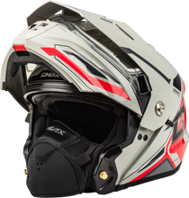 Load image into Gallery viewer, Md 74s Spectre Snow Helmet W/ Electric Shield White/Red Xl