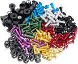 PUIG Windscreen Screw Kit Well Nut Blue 561-0099B