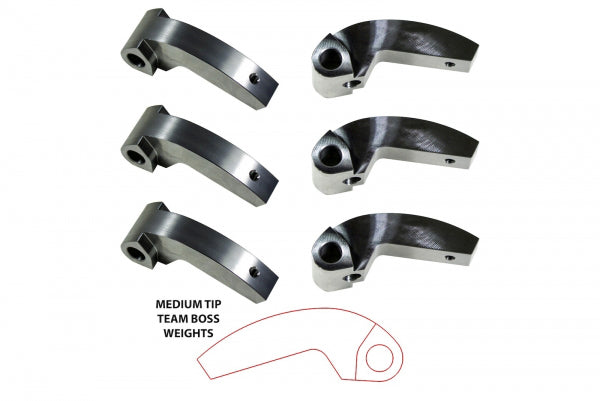 Hypershift Team Med Tip Machined Weights 3/Pk 58.7g