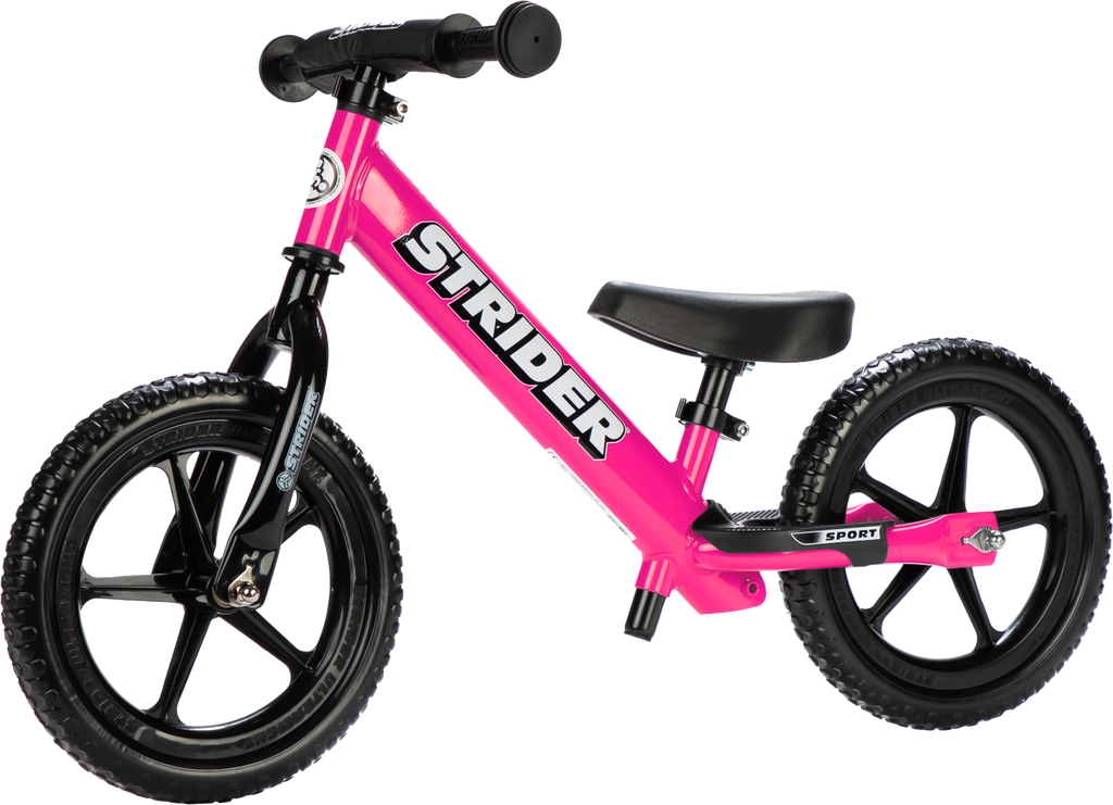 Strider 12 Sport Bike Pink