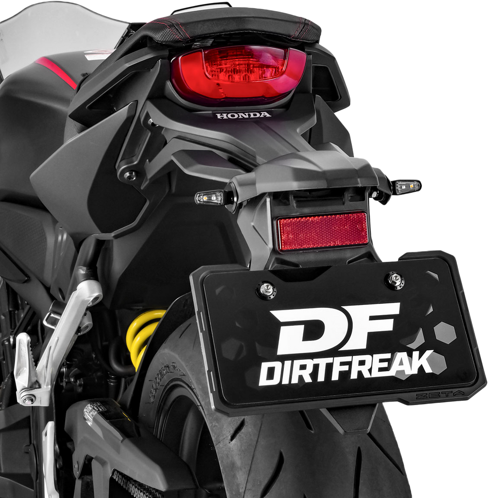 701 Led Turn Signals W/Taillight Blk W/Clr Lens Pr