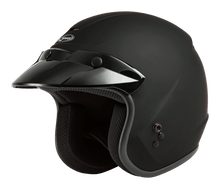 Load image into Gallery viewer, Of 2 Open Face Helmet Matte Black Xl