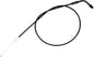 Black Vinyl Throttle Pull Cable
