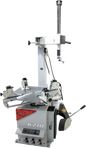 Gray K710 Tire Changer tool by K&L, featuring a sturdy metal frame and ergonomic handle for easy tire removal and installation.