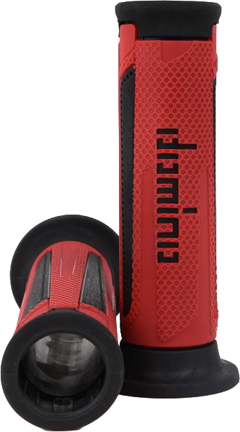 A350 Turismo Grips Red/Black Pair
