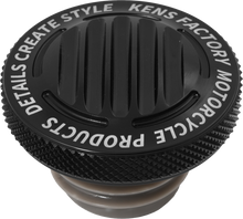Load image into Gallery viewer, Nl Gas Cap Finned Black Rachet Screw Rh