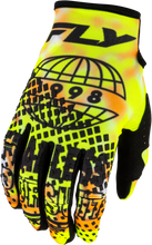 Load image into Gallery viewer, Youth Kinetic Blur Gloves White/Hi Vis/Orange Yl