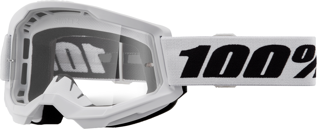 Strata 2 Goggle White Clear Lens