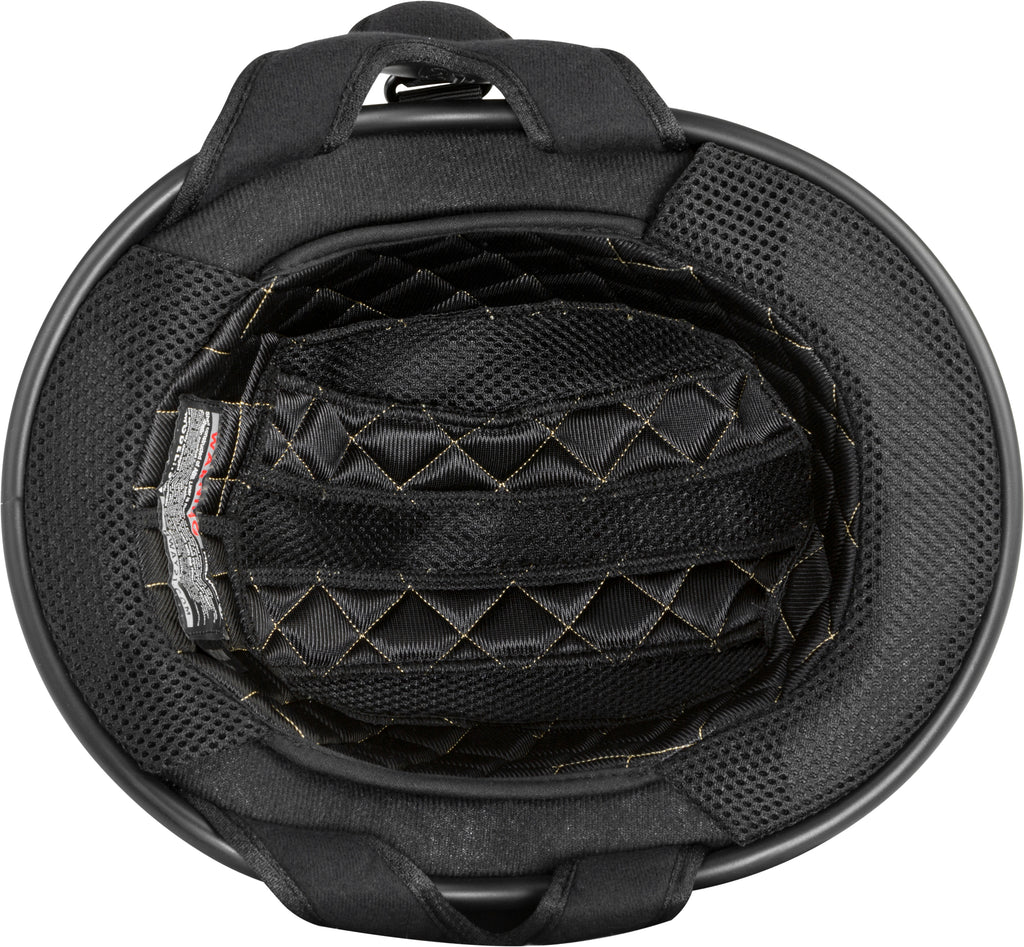 .357 Solid Half Helmet Gloss Black 2x