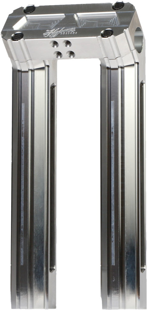 H/D Billet Risers 10" Raw Kickback