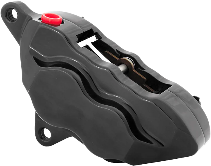 4 Piston Front Caliper L/H Black 84 99 W/ 11.5" Rotor