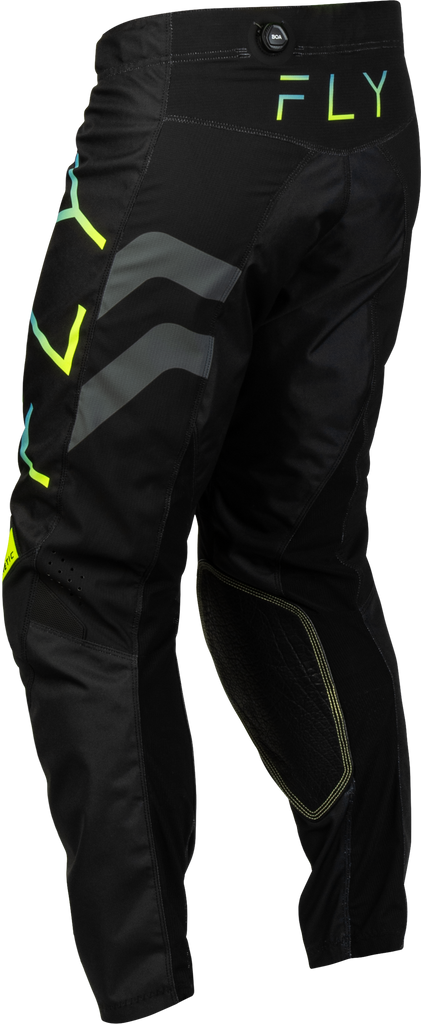 Kinetic Volt Pants Black/Grey/Teal/Yellow Sz 32