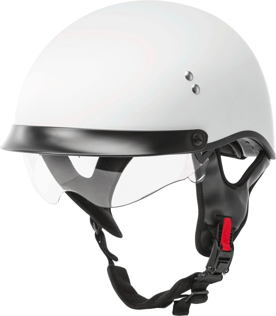 Hh 65 Half Helmet Full Dressed Matte White Xs