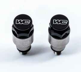 Works Wc Fork Bleeder Hus/Ktm suspension component for motorcycle forks, shown in the image.