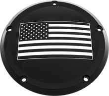 Load image into Gallery viewer, 7   Tc Derby Cover American Flag Black