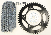 Load image into Gallery viewer, Sprocket/Chain Kit Stl/Alu 15/47t Blk Rx3 520 112l Blk