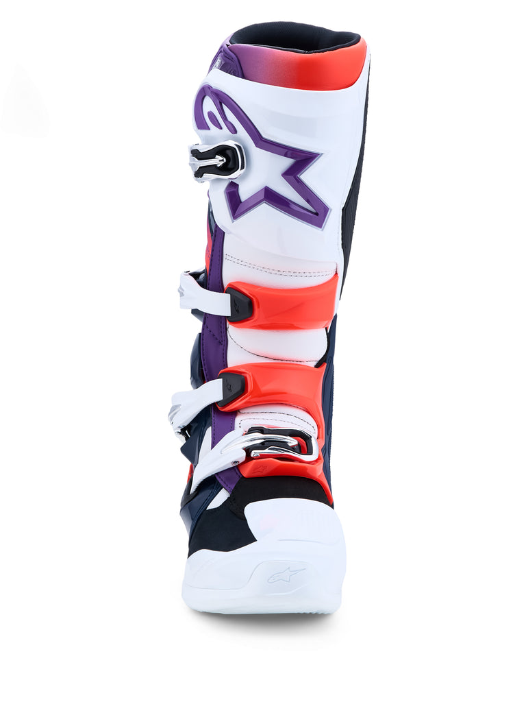 Tech 7 Boots Prpl/Wht/Dk Blue/Red Fluo 14