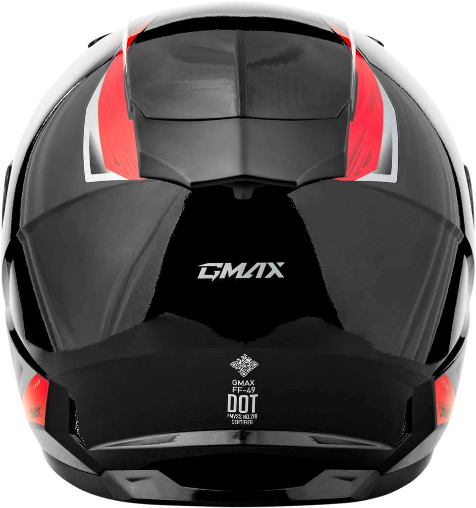 Ff 49 Syth Helmet Black/Red Sm
