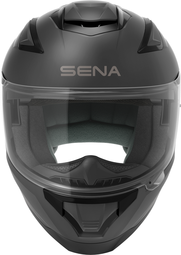 Stryker Full Face Helmet With Mesh Intercom Matte Black Md