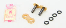 Load image into Gallery viewer, Super Street 520zvmx Rivet Master Link Gold